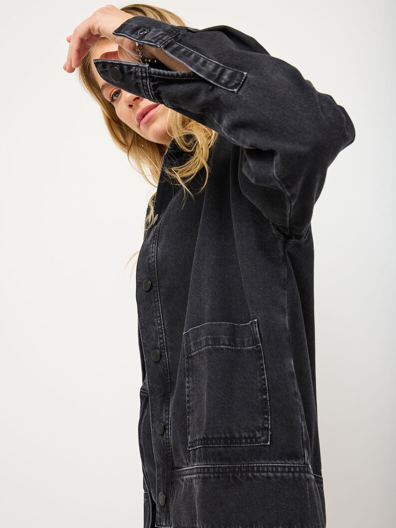 veste en jean - noir taw0967-80052 acheter tamaris vestes manteaux en ligne